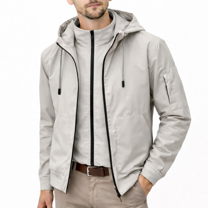 Giubbino con Cappuccio e Pettorina Estraibili Cap De Barbaria