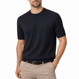 Maglia Girocollo Manica Corta 100% Cotone Cap De Barbaria