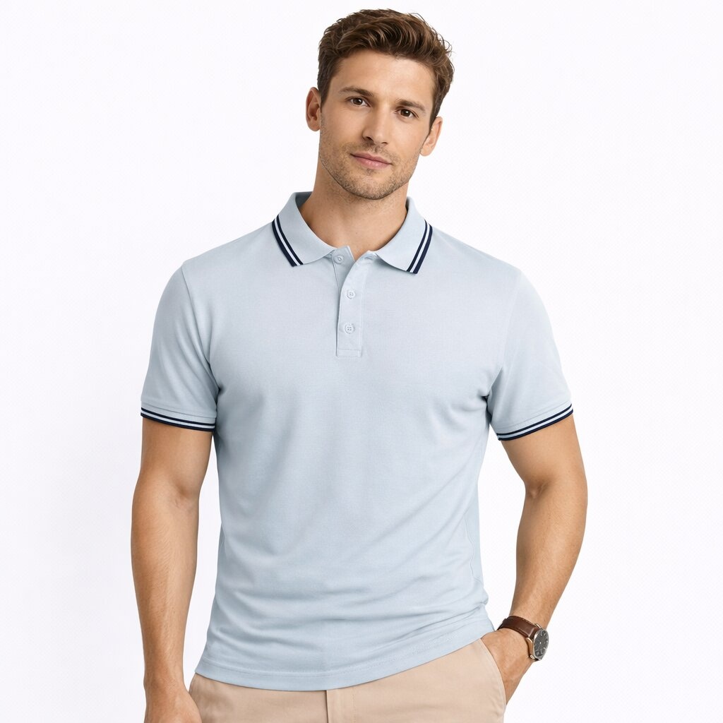 Polo Piquet Manica Corta Regular Fit Cap De Barbaria