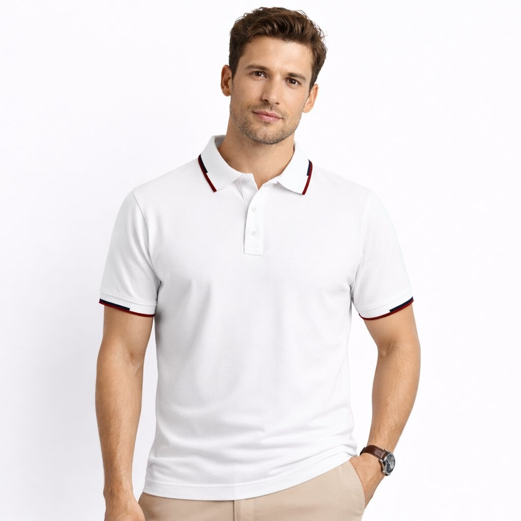 Polo Piquet Manica Corta Regular Fit Cap De Barbaria