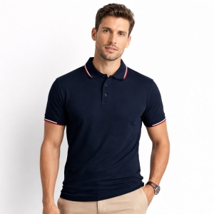 Polo Piquet Manica Corta Regular Fit Cap De Barbaria