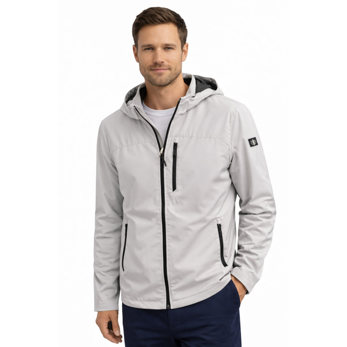 Giubbino con cappuccio staccabile Cap De Barbaria