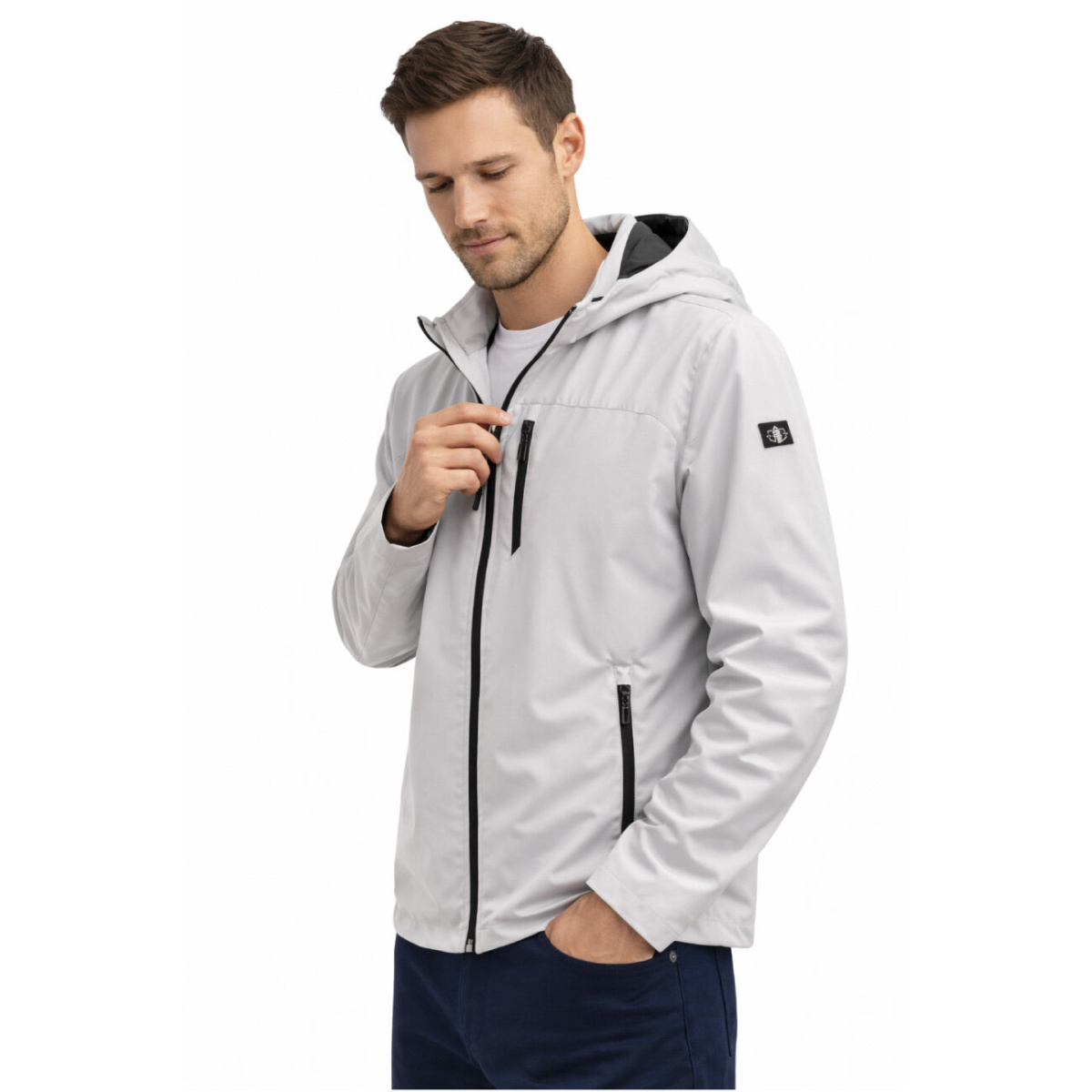 Giubbino con cappuccio staccabile Cap De Barbaria