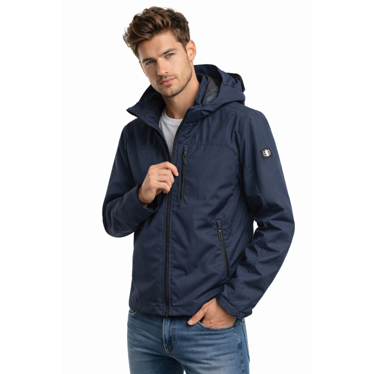 Giubbino con cappuccio staccabile Cap De Barbaria