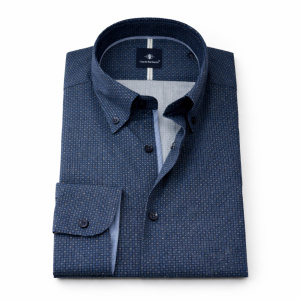 Camicia Manica Lunga Microfantasia Cap De Barbaria