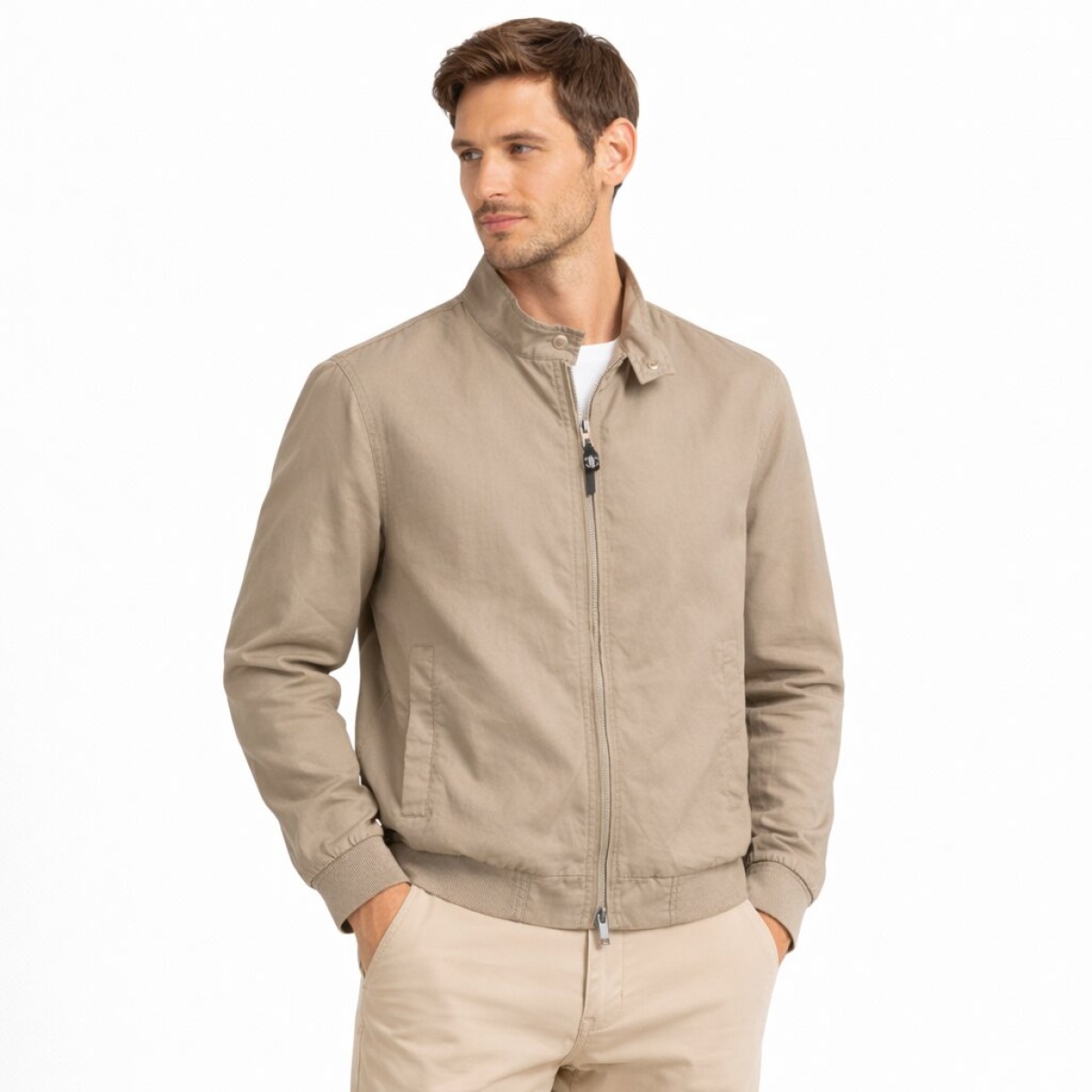 Giubbino Corto Cotone e Lino Cap De Barbaria