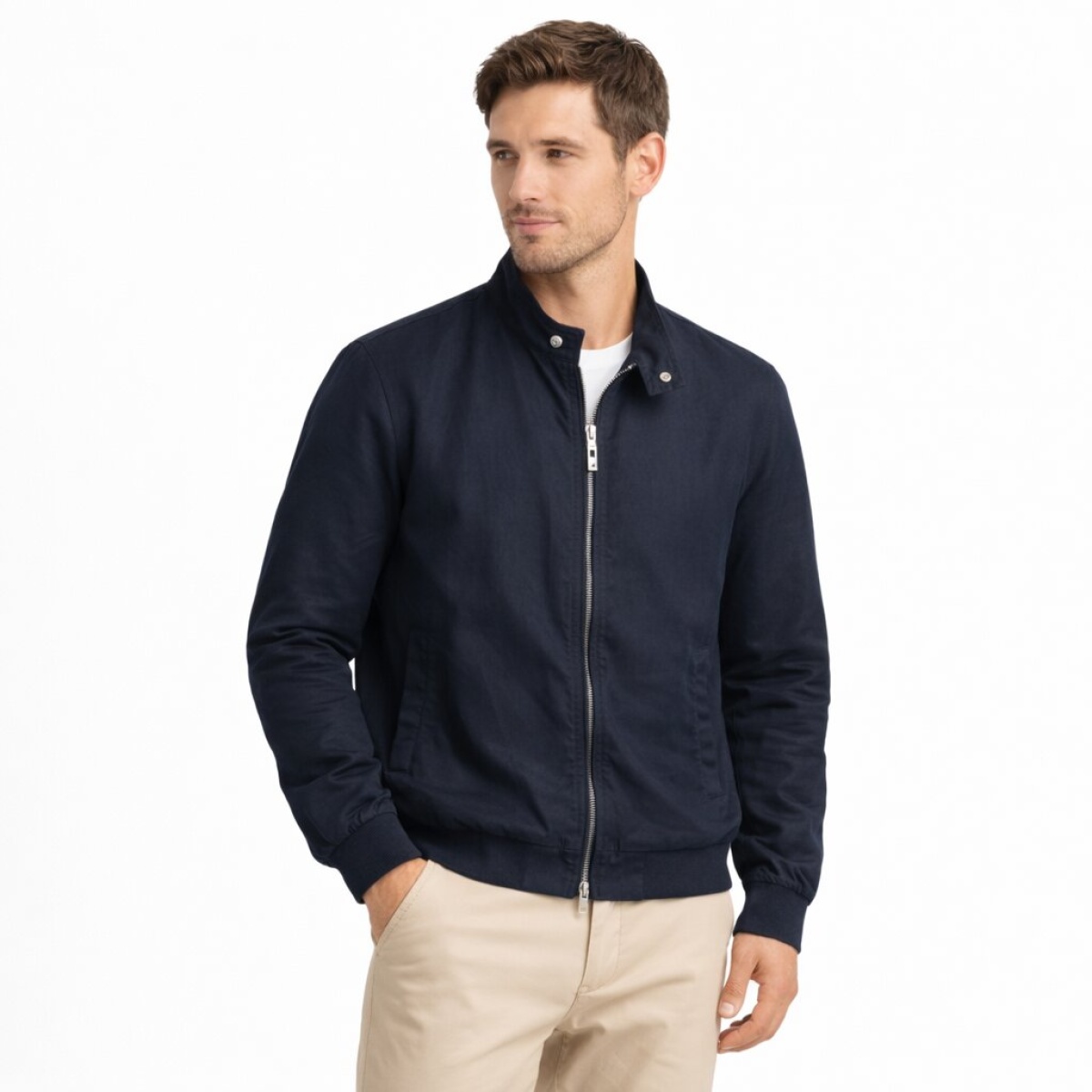 Giubbino Corto Cotone e Lino Cap De Barbaria