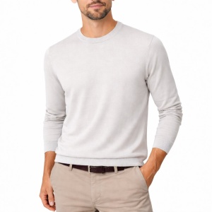 Maglia Girocollo Manica Lunga 100% Cotone Cap De Barbaria