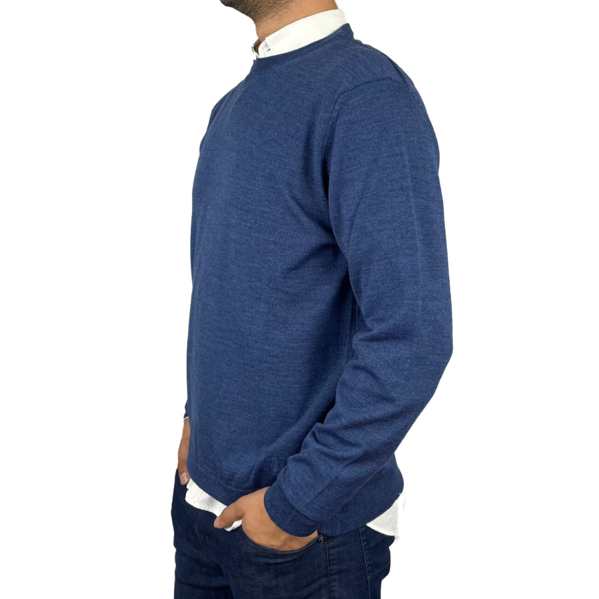 Maglia Girocollo Merinos Fin.12 Cap De Barbaria