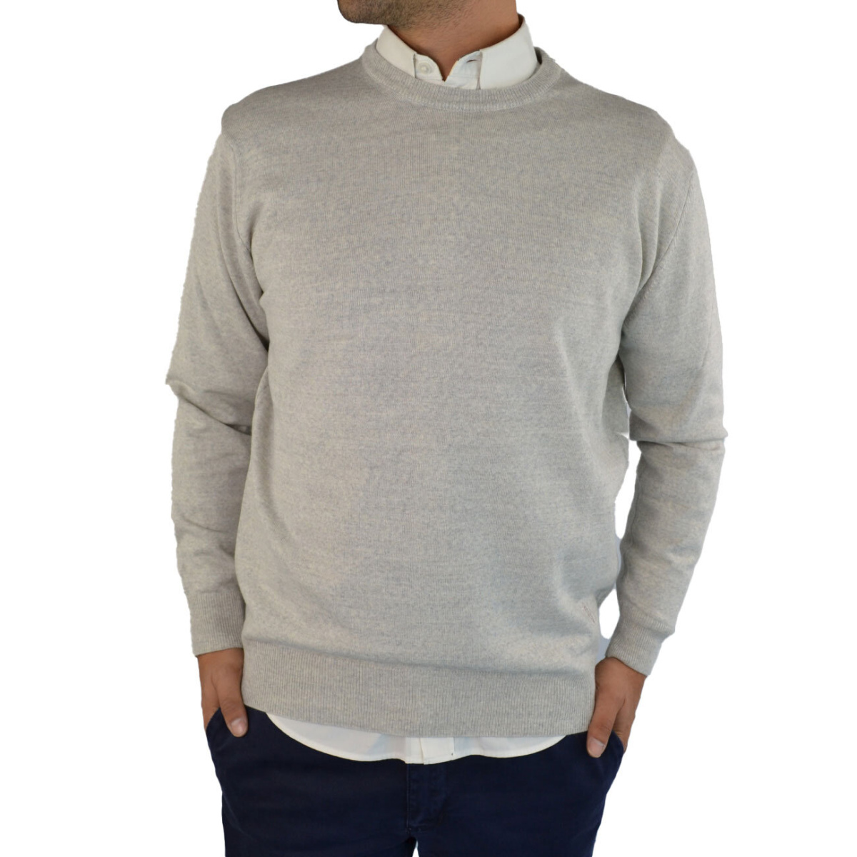Maglia Girocollo Merinos Fin.12 Cap De Barbaria