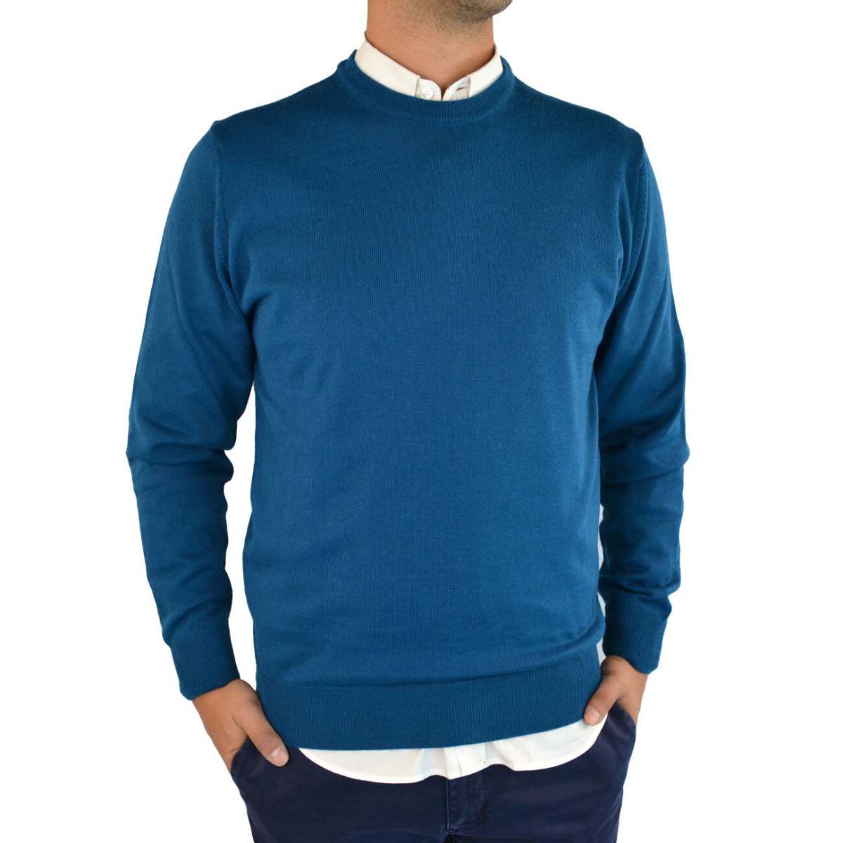 Maglia Girocollo Merinos Fin.12 Cap De Barbaria