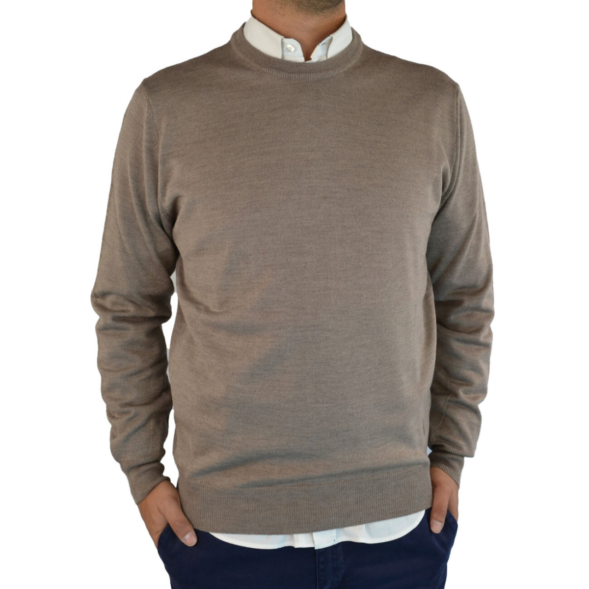Maglia Girocollo Merinos Fin.12 Cap De Barbaria