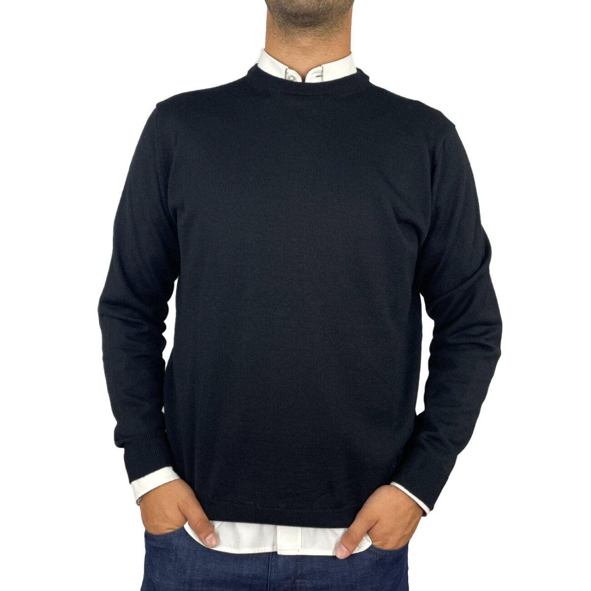 Maglia Girocollo Merinos Fin.12 Cap De Barbaria